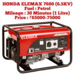 Honda Elemax 7600 (6.5KV)
